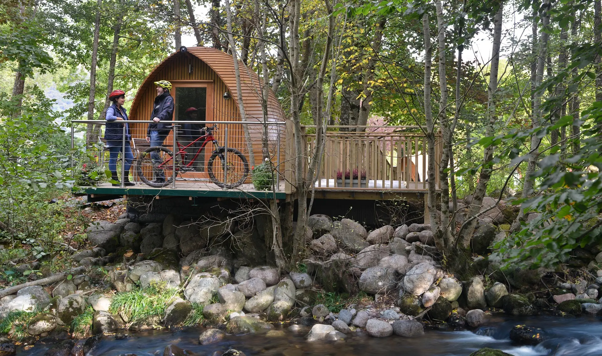 Dog-friendly glamping holiday